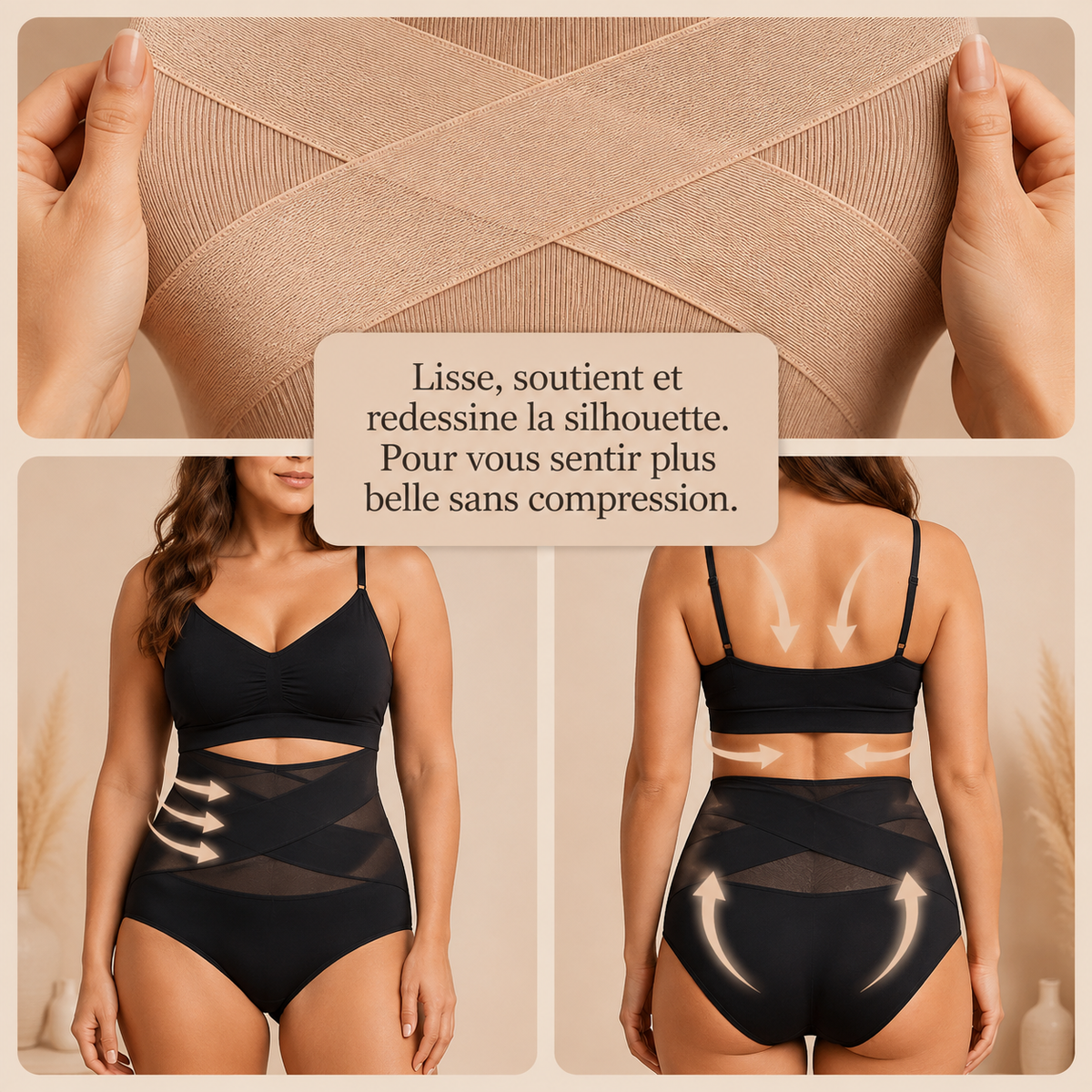 Culotte gainante Post-Partum — Compression 360°